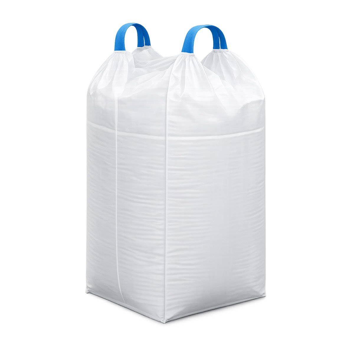 Two loop FIBC bag for fertilizer, agriculture, and commodity bulk handling.